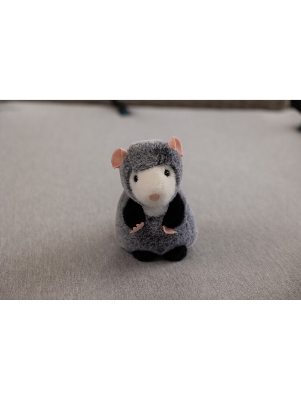 Douglas plush Posie the Possum small stuffed animal gray pink white